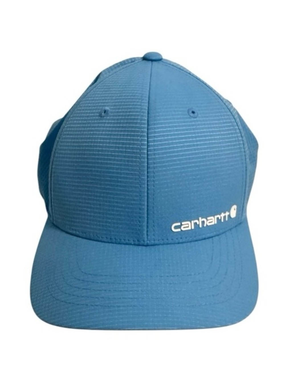 Carhartt Force Hydro Grid Snapback Hat Azure Blue Adjustable Cap NWOT Mens